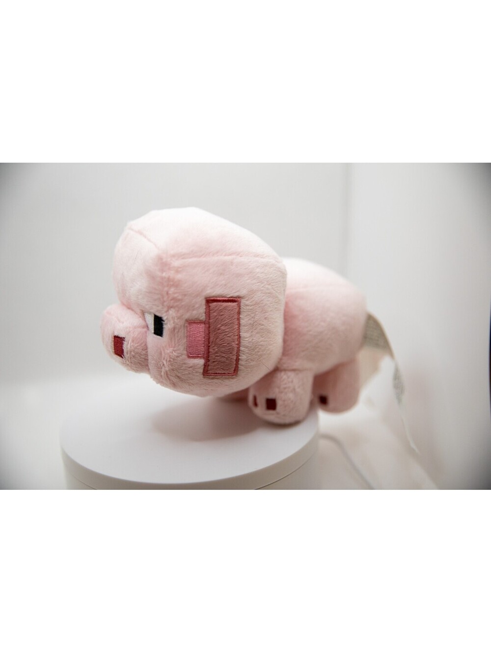 Minecraft Mojang Pig Pink Digipattern Stuffy 8" 2014 Plush Toy